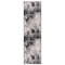 World Rug Gallery Dublin Contemporary Abstract Runner Rug 2'x7' Black 4053BLACK2X7 - alternate 2